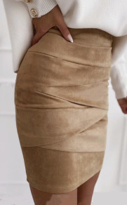 Dámska semišová sukňa A5367