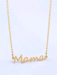 Dámsky jemný náhrdelník Mama SH9819